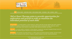 Desktop Screenshot of kidathearttherapy.com